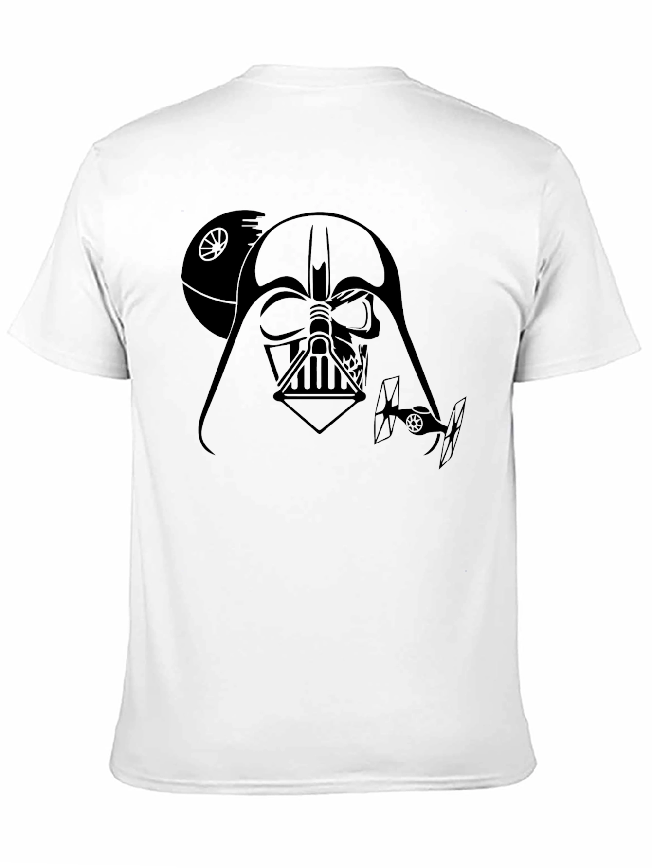 Darth Vader Star Wars Graphic Print Black T-Shirt