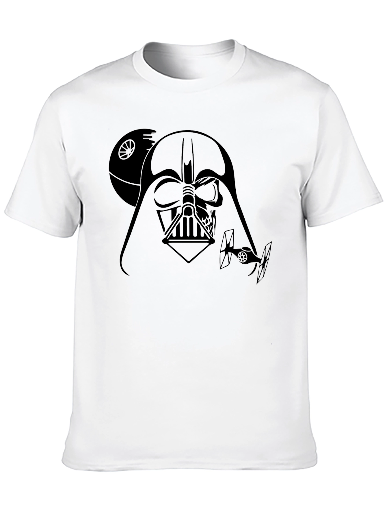 Darth Vader Star Wars Graphic Print Black T-Shirt