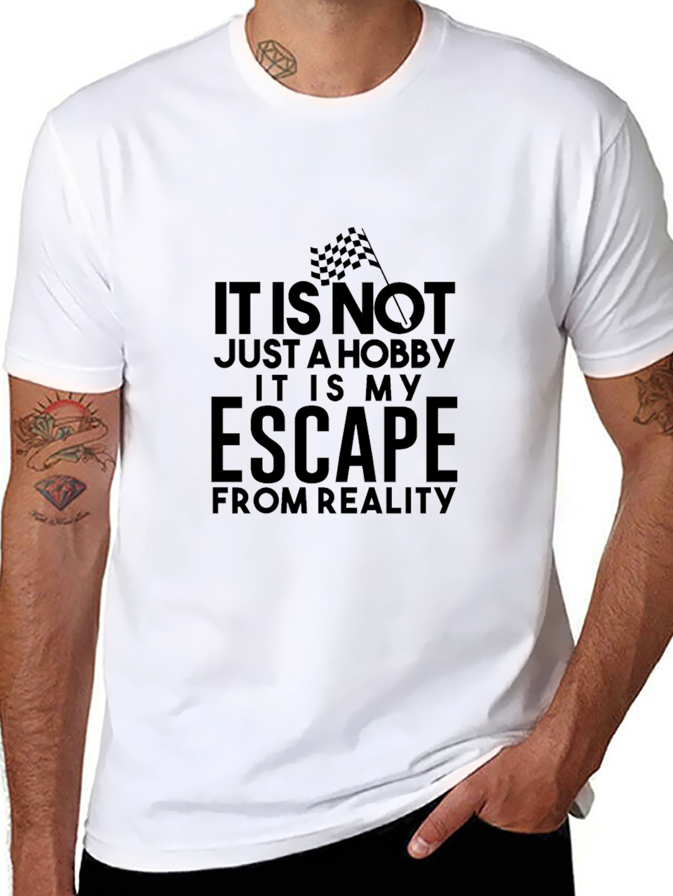 Escape from Reality Black Graphic Tee