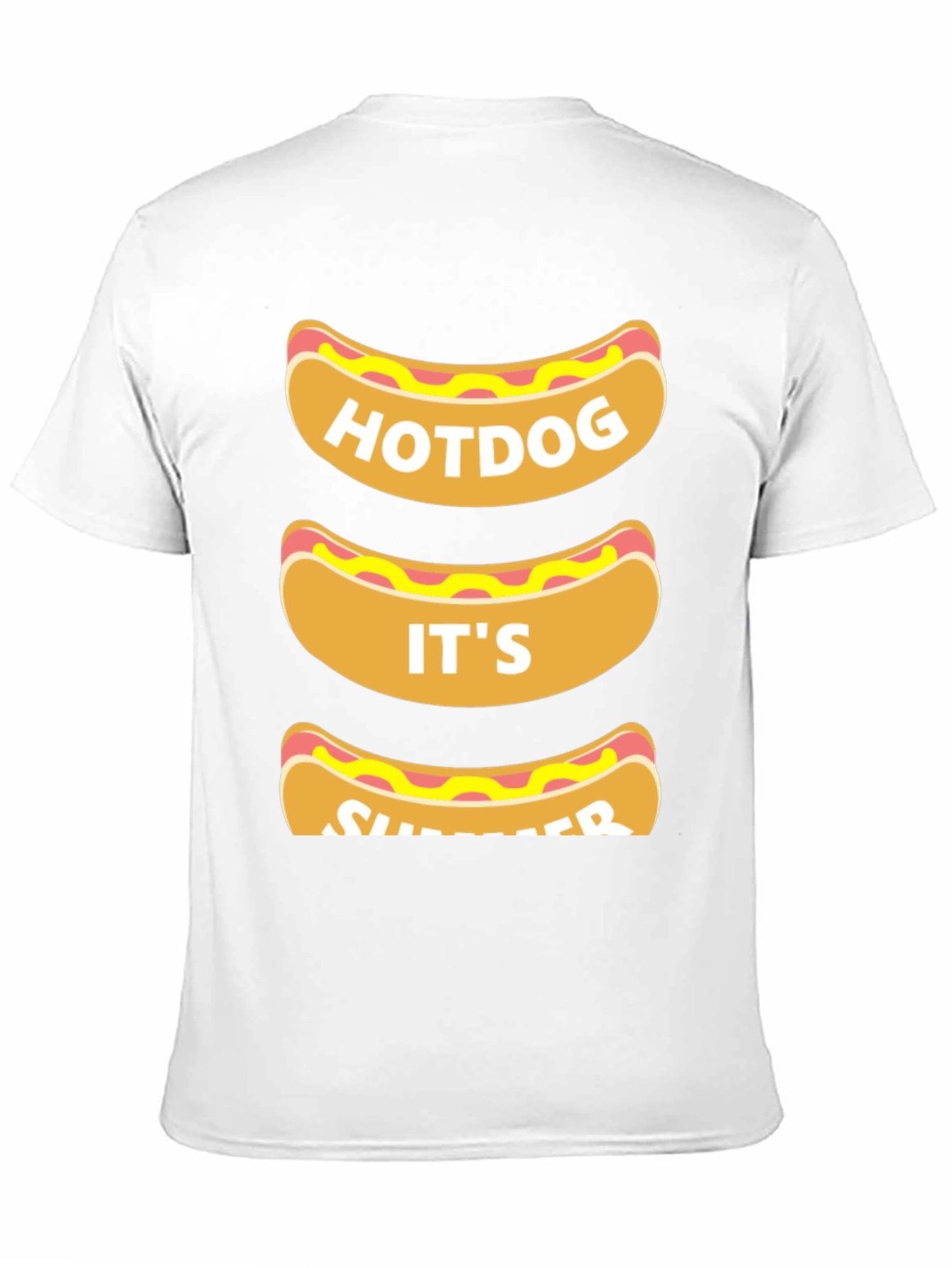 Hotdog Its Summer T-Shirt - Funny Foodie Tee