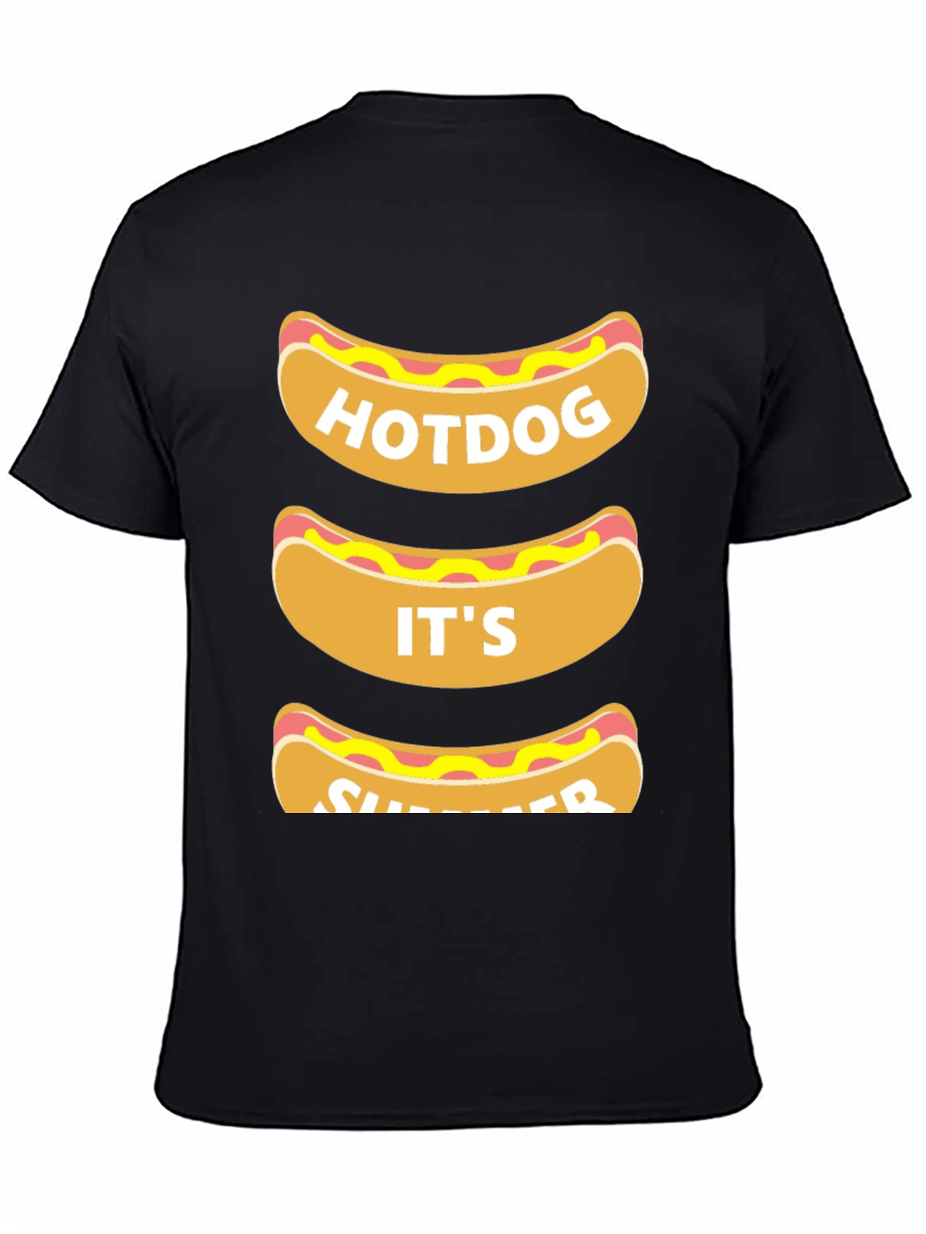 Hotdog Its Summer T-Shirt - Funny Foodie Tee