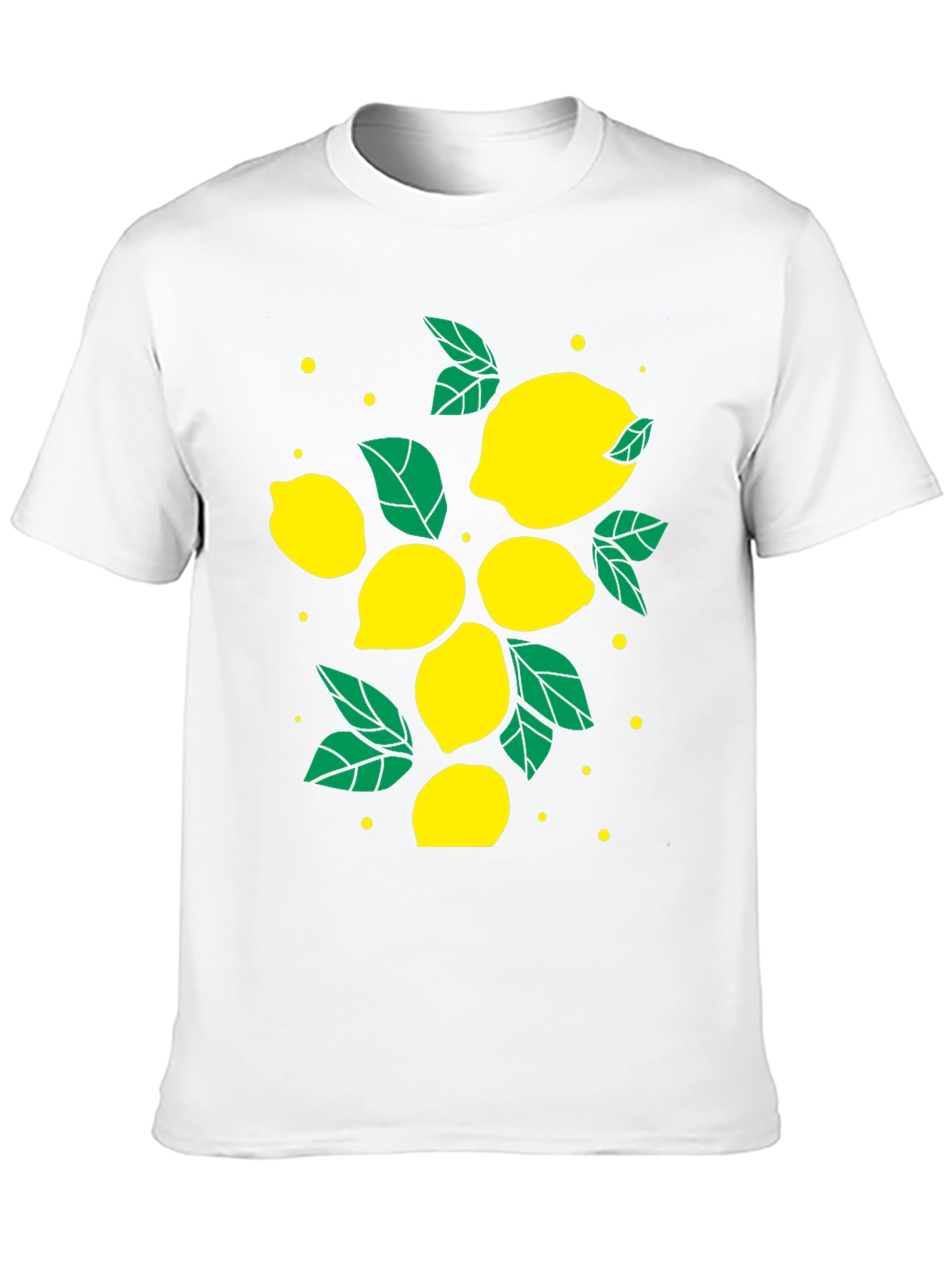 Lemon Print Black T-Shirt - Fresh & Stylish