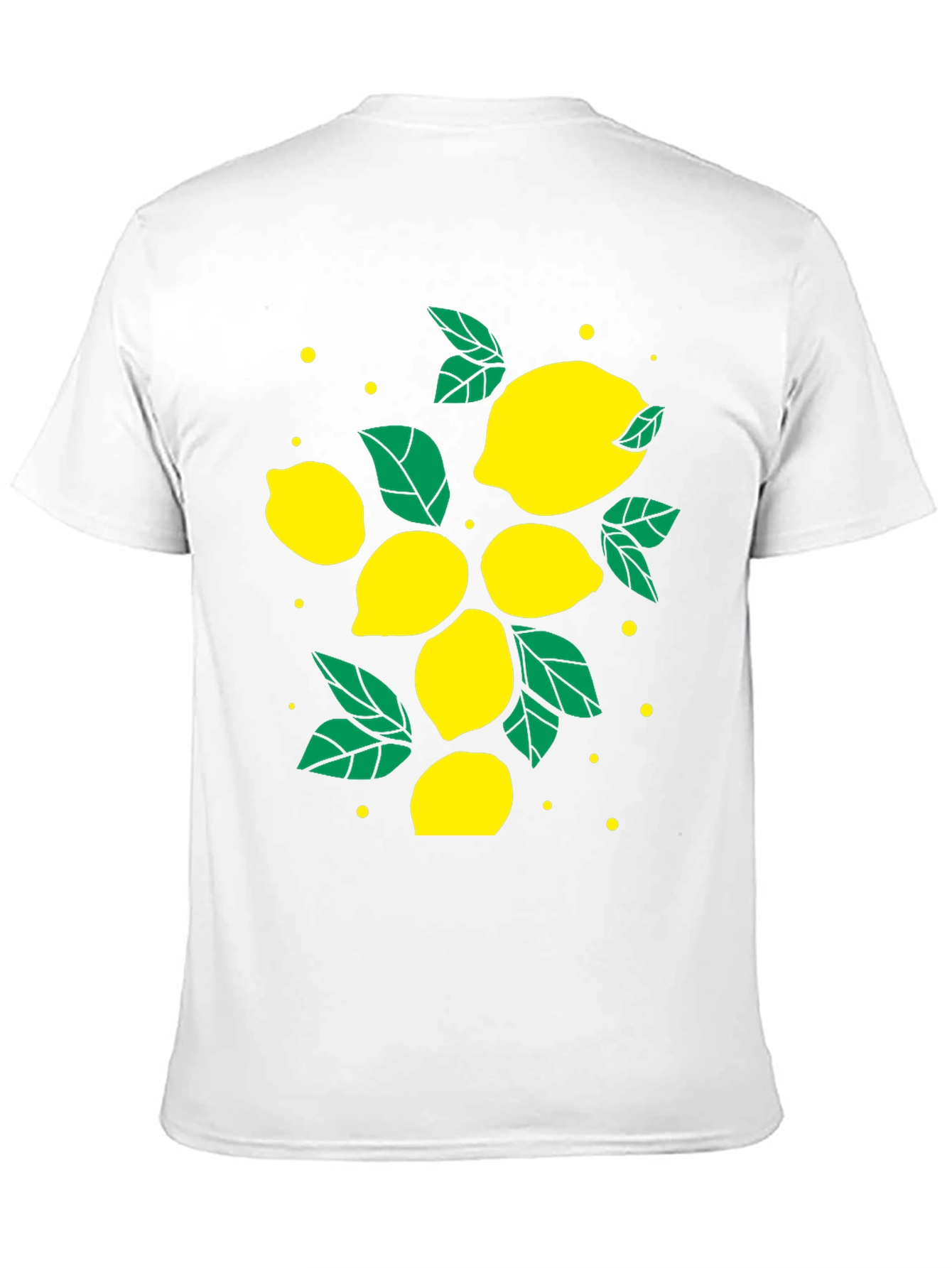 Lemon Print Black T-Shirt - Fresh & Stylish