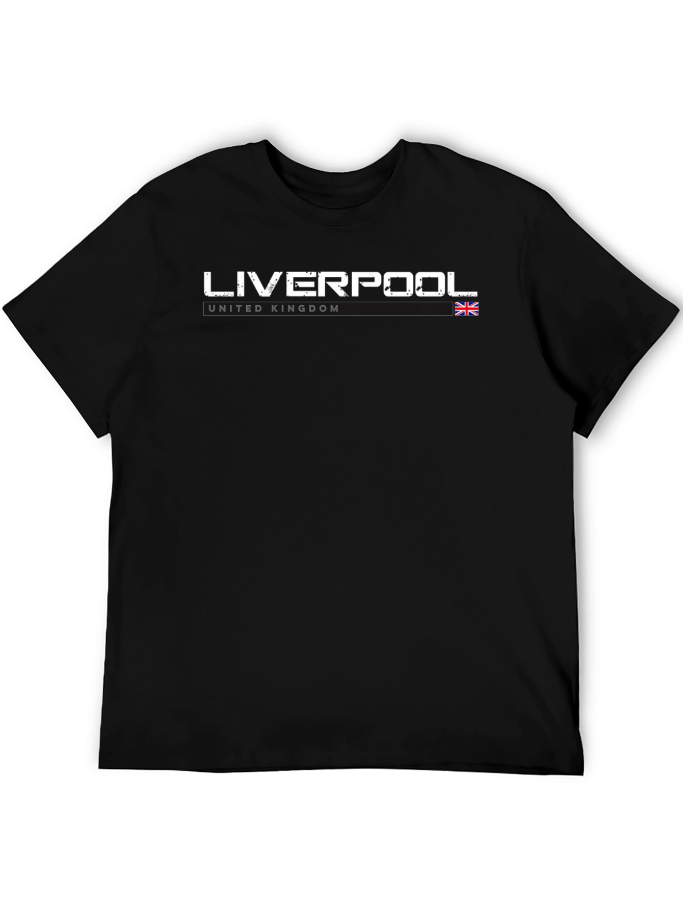 Liverpool United Kingdom Black T-Shirt