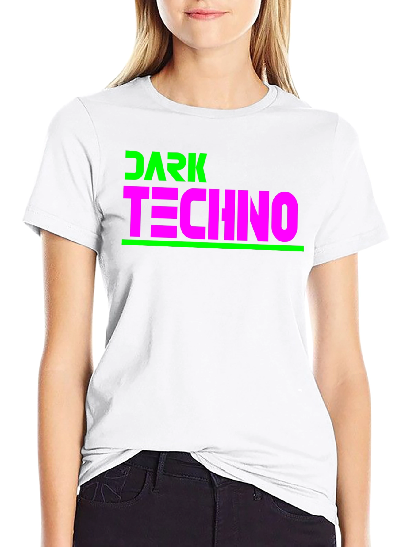 Dark Techno Graphic Tee - Stylish Music Fan Shirt