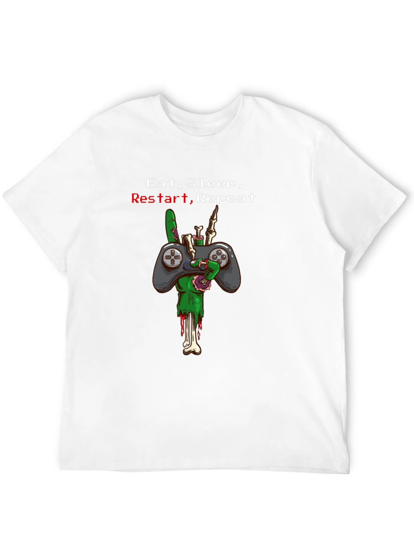 Eat Sleep Restart Repeat Gaming T-Shirt