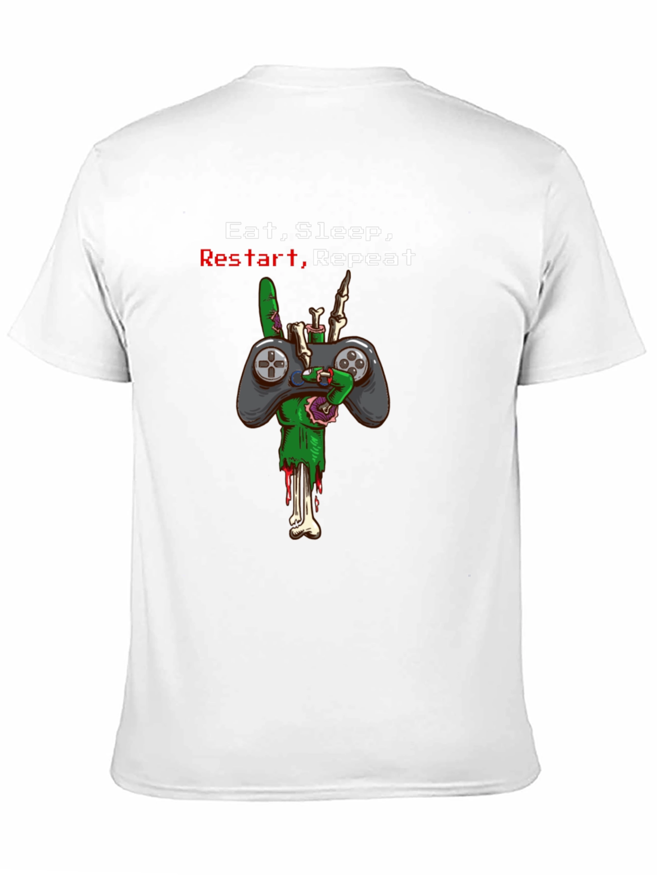 Eat Sleep Restart Repeat Gaming T-Shirt