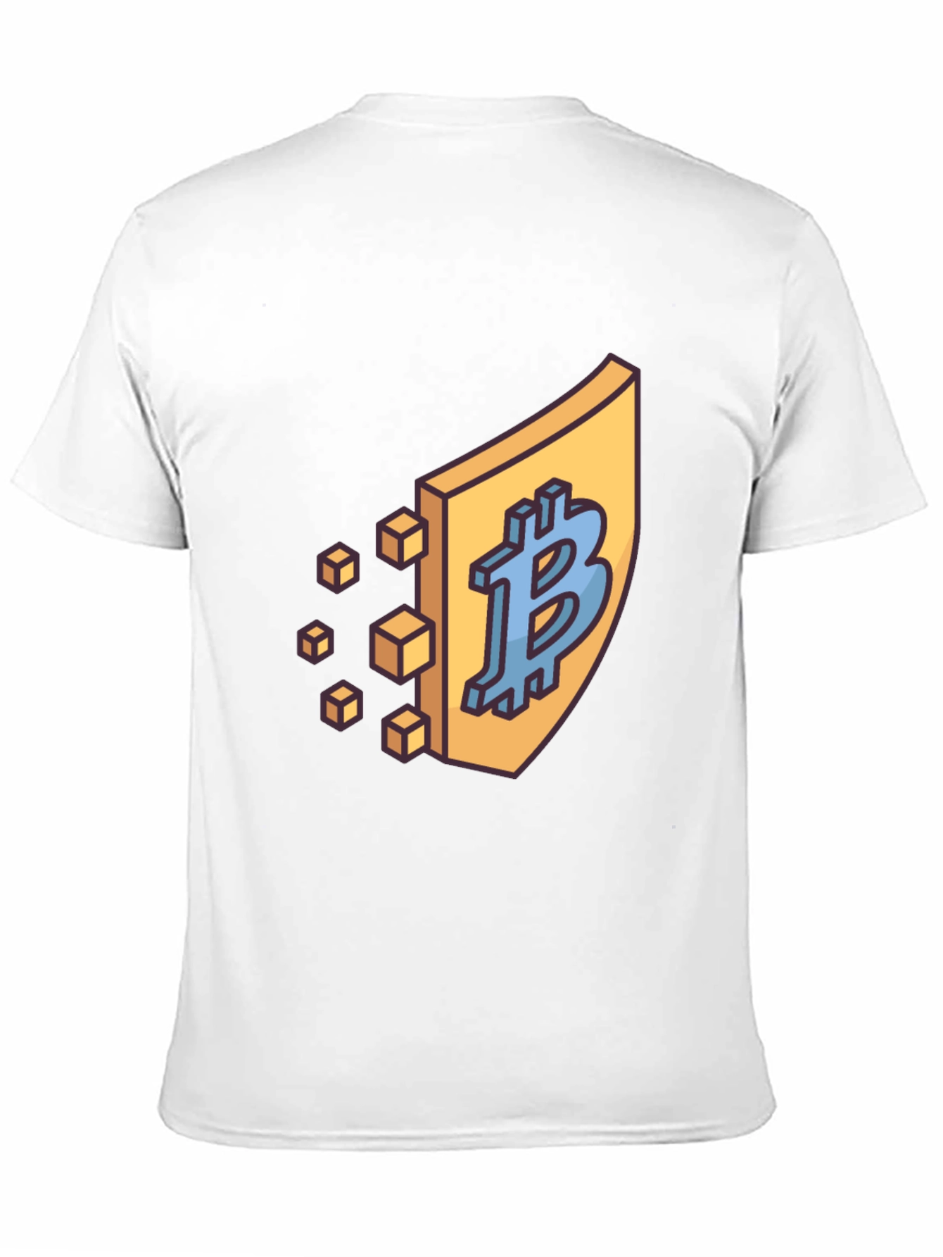 Bitcoin Shield Black T-Shirt - Crypto Currency Tee
