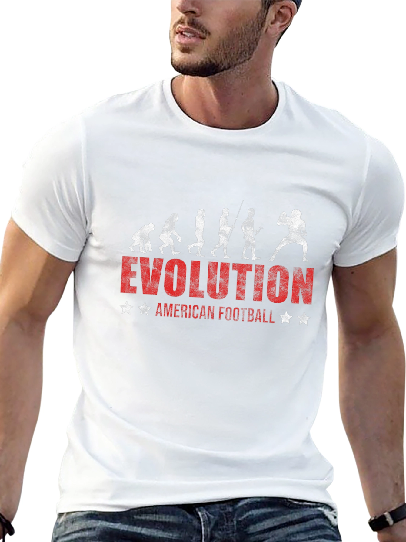 Evolution of Football Graphic Tee