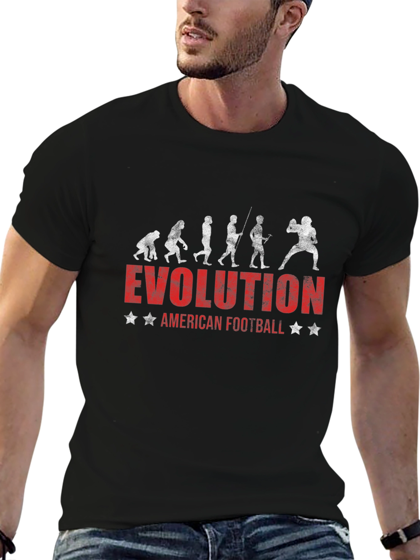 Evolution of Football Graphic Tee