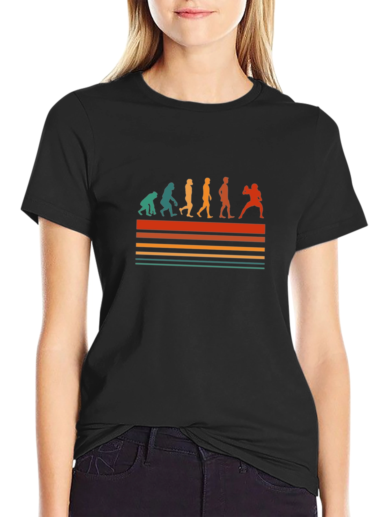 Evolution of Football T-Shirt