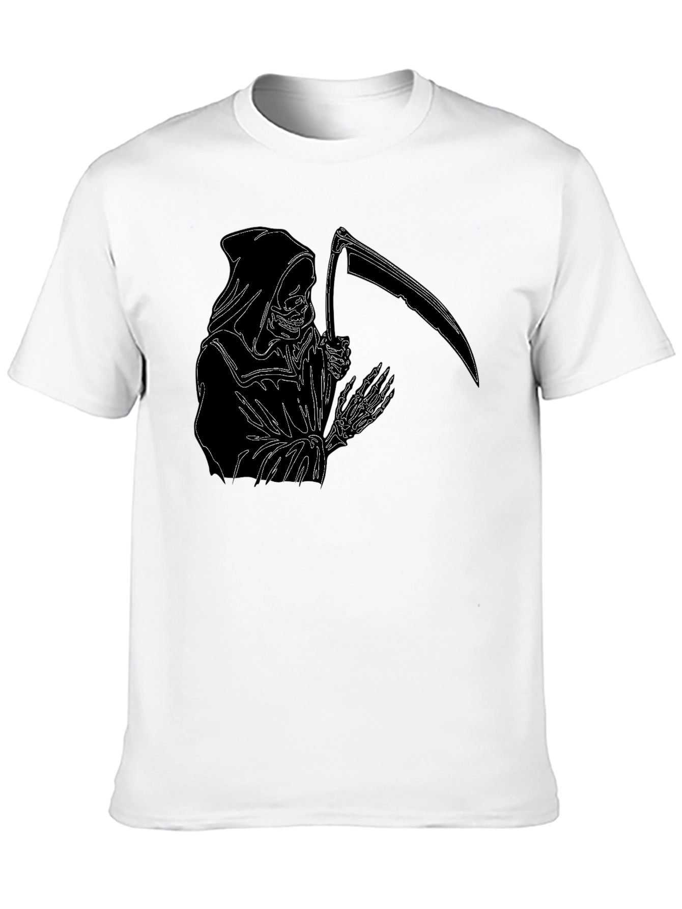 Grim Reaper Graphic T-Shirt - Black