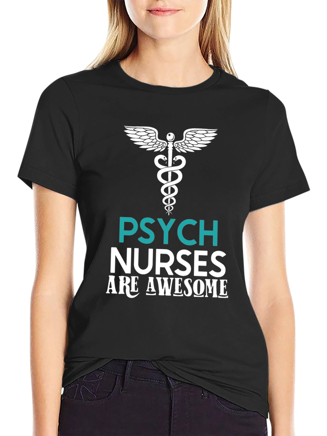 Psych Nurses Are Awesome Graphic T-Shirt