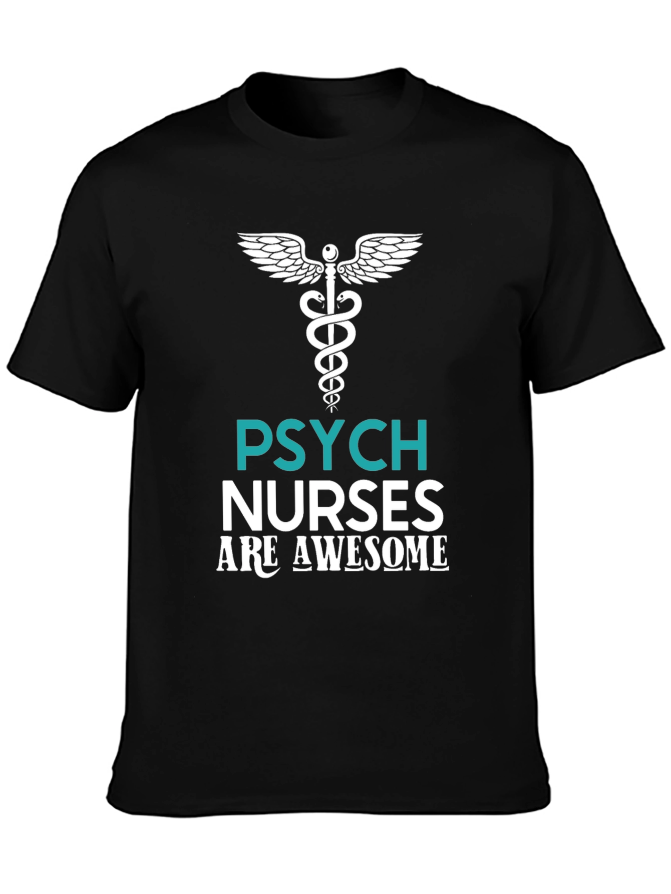 Psych Nurses Are Awesome Graphic T-Shirt