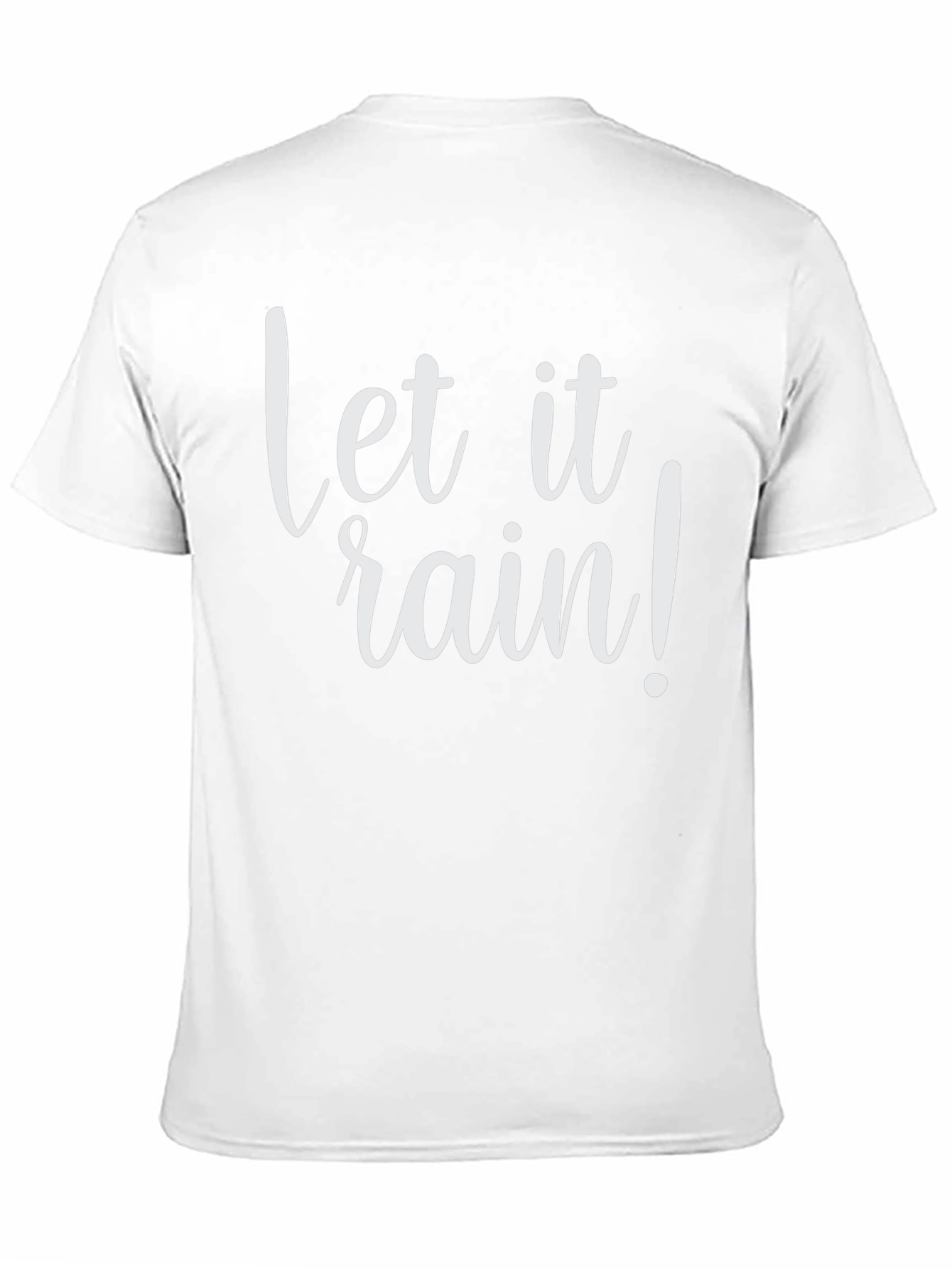 Let it Rain Black T-Shirt