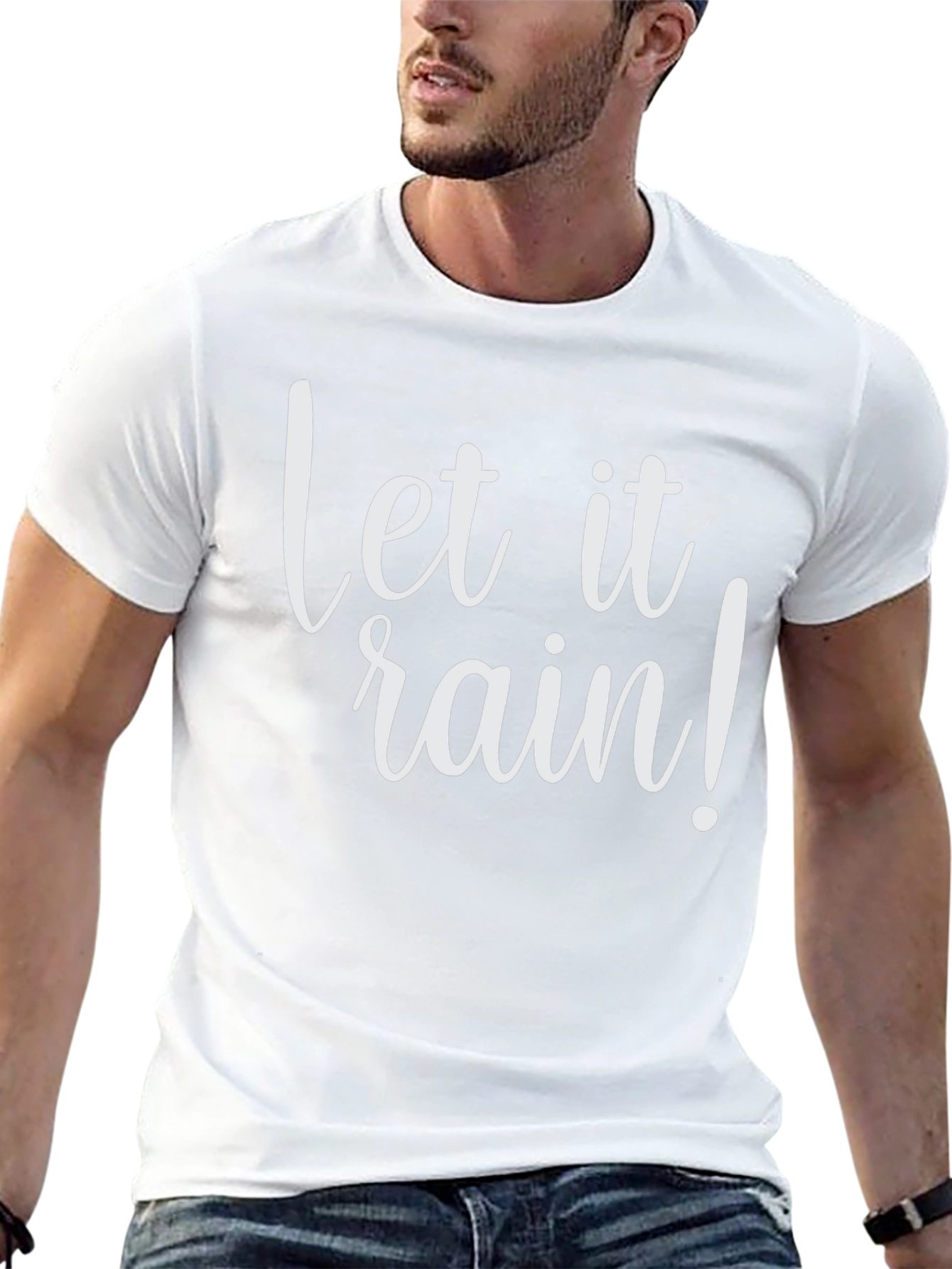 Let it Rain Black T-Shirt