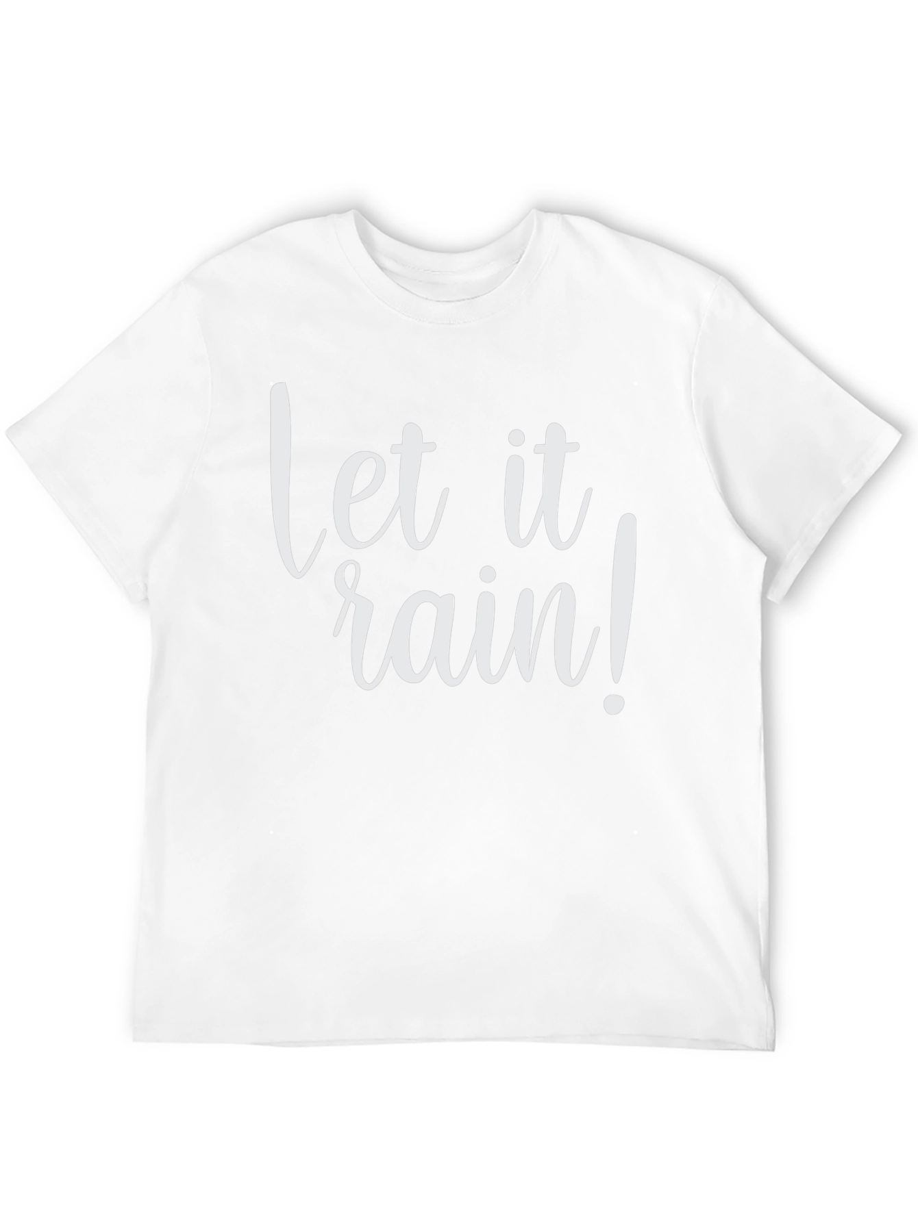 Let it Rain Black T-Shirt