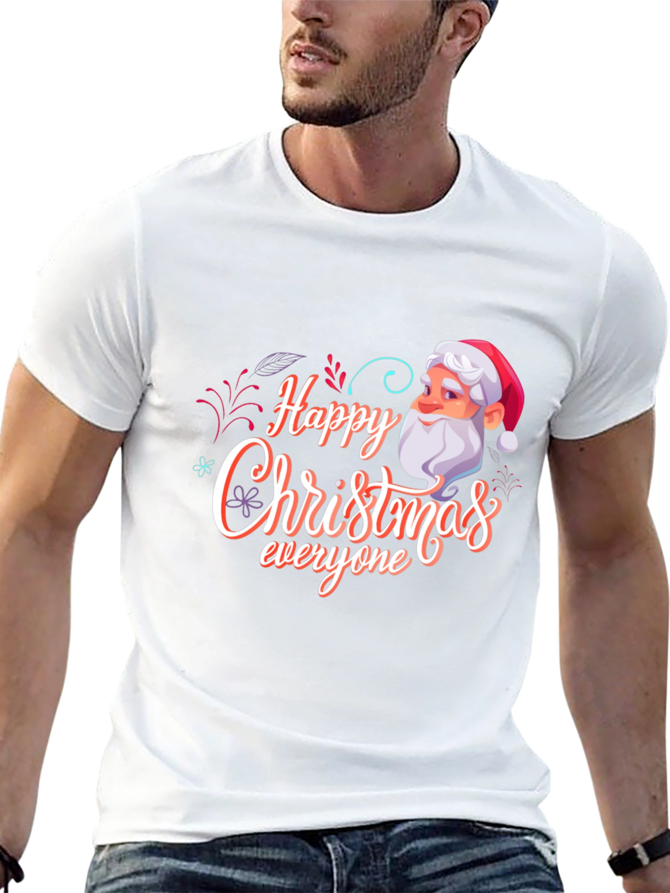 Festive Holiday T-Shirt - Happy Christmas Everyone!