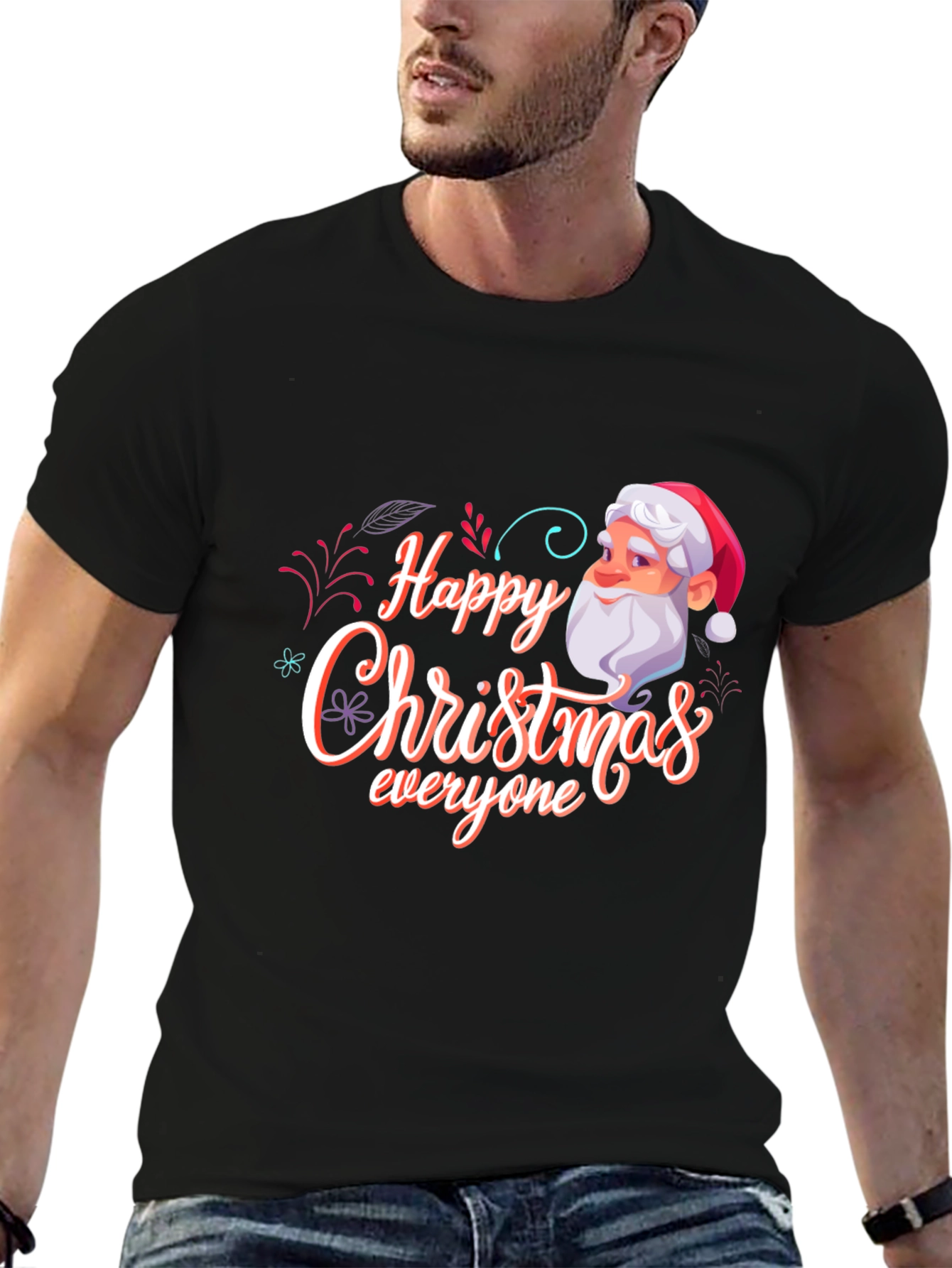 Festive Holiday T-Shirt - Happy Christmas Everyone!