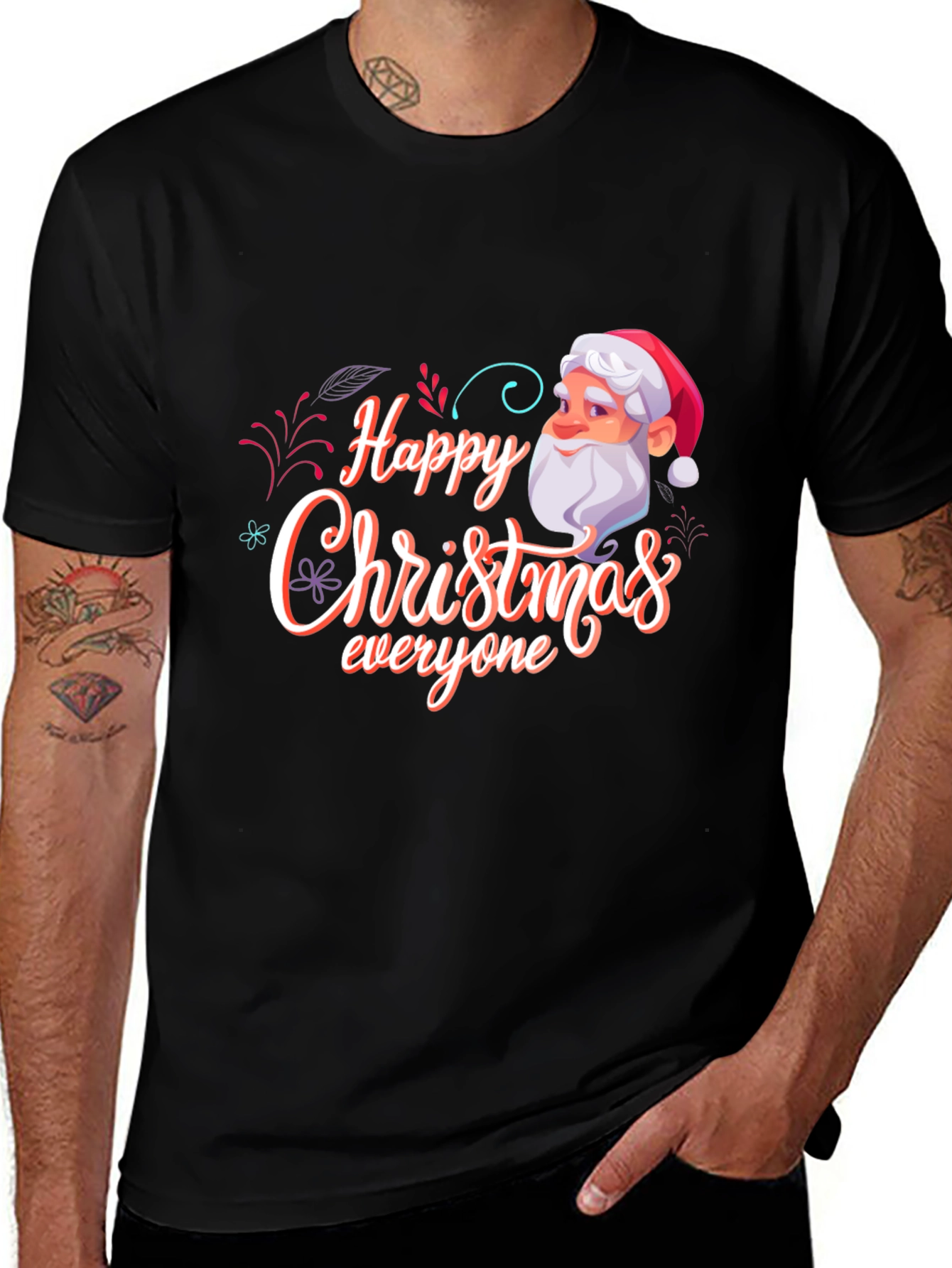 Festive Holiday T-Shirt - Happy Christmas Everyone!