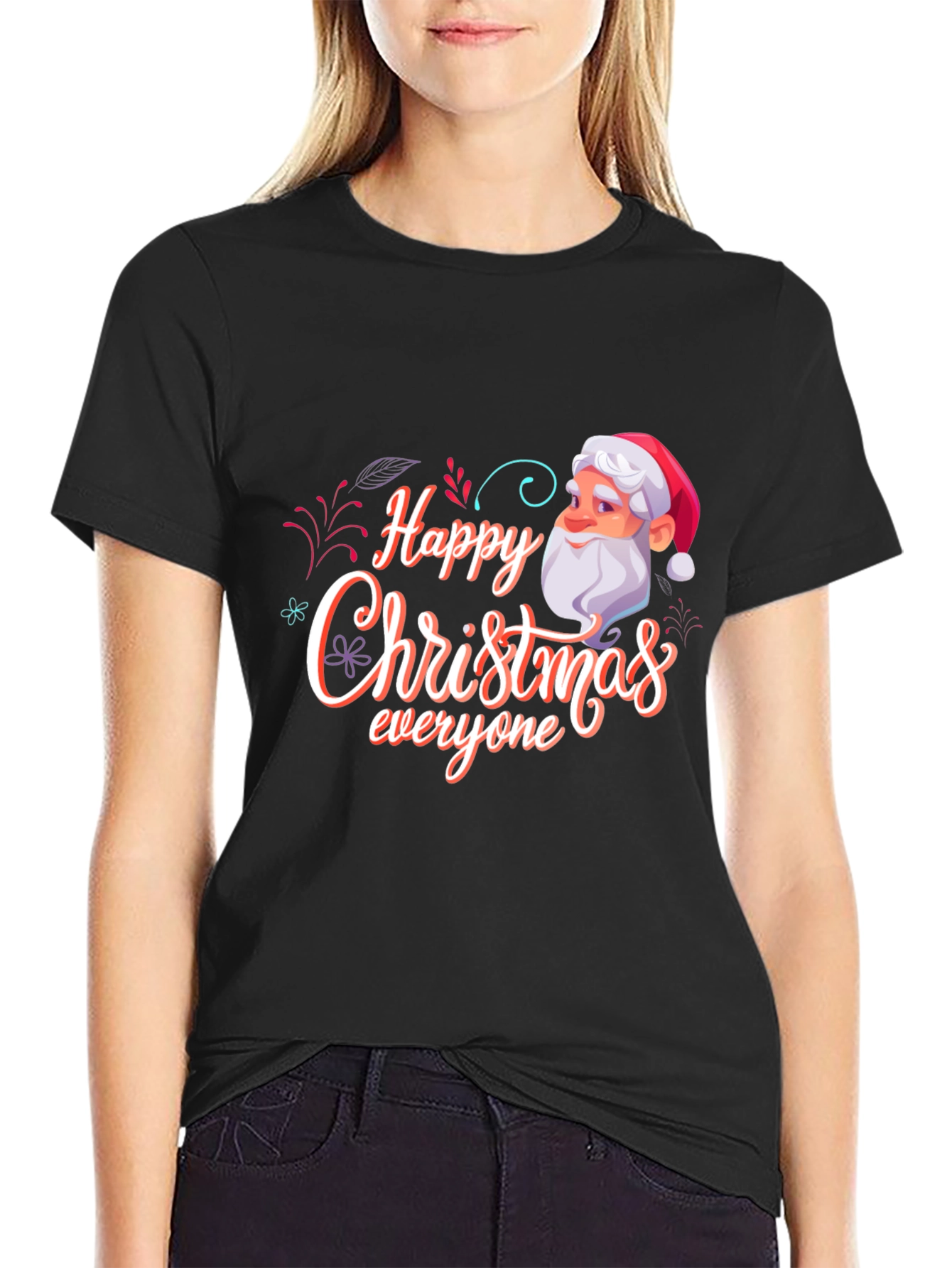 Festive Holiday T-Shirt - Happy Christmas Everyone!