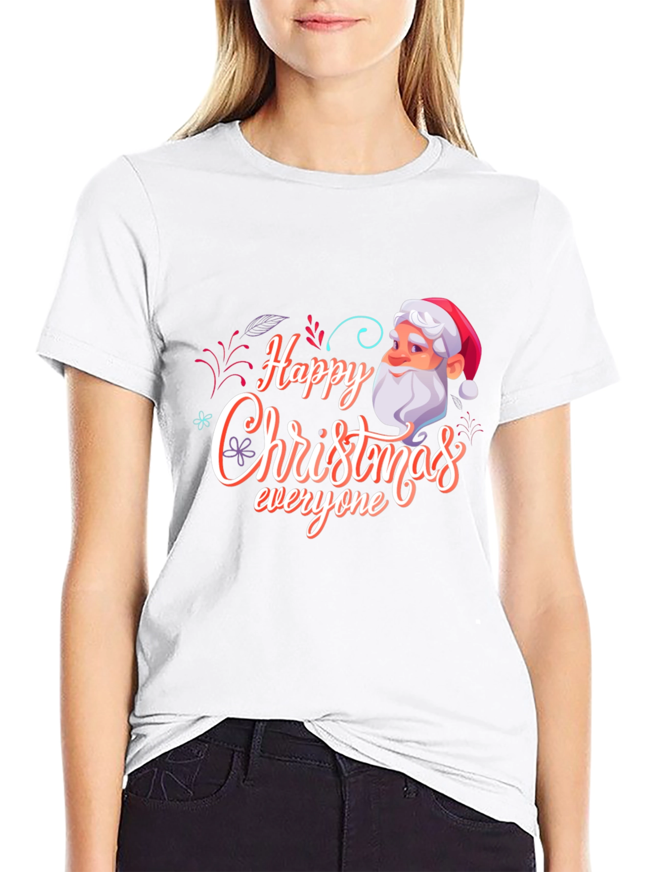Festive Holiday T-Shirt - Happy Christmas Everyone!