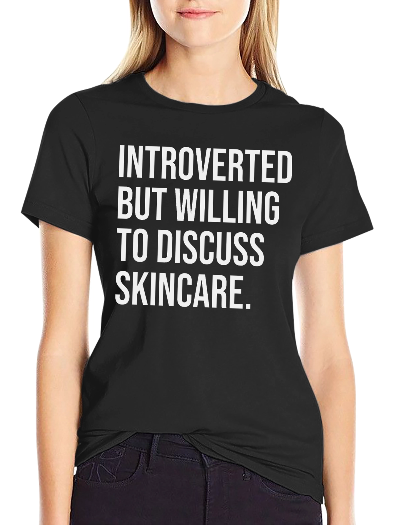 Introverted Skincare T-Shirt - Soft Cotton Tee