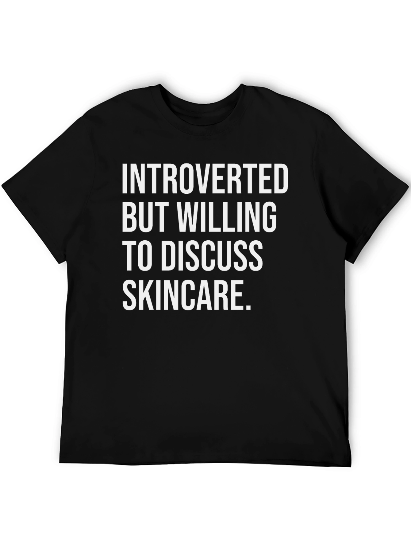 Introverted Skincare T-Shirt - Soft Cotton Tee