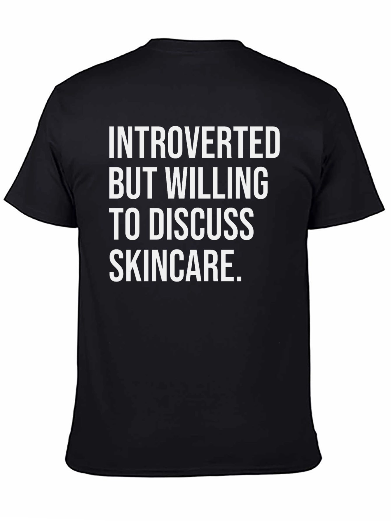 Introverted Skincare T-Shirt - Soft Cotton Tee