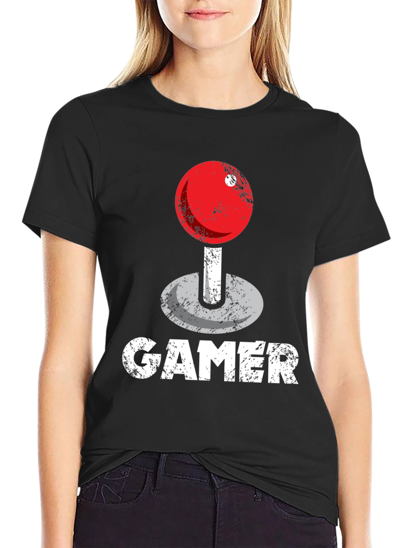 Retro Gamer T-Shirt - Joystick Graphic Tee