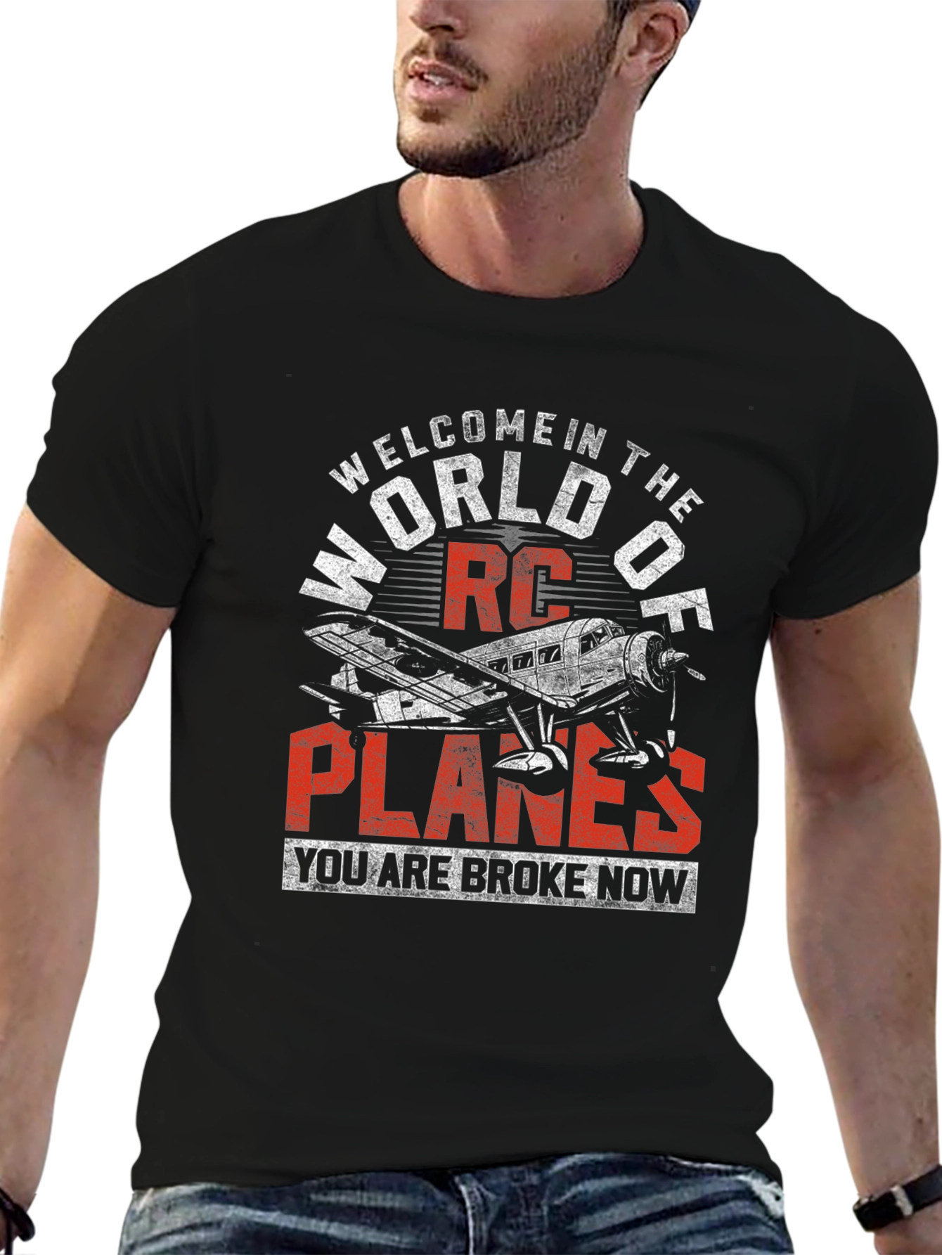 RC Planes T-Shirt: Welcome to the World!
