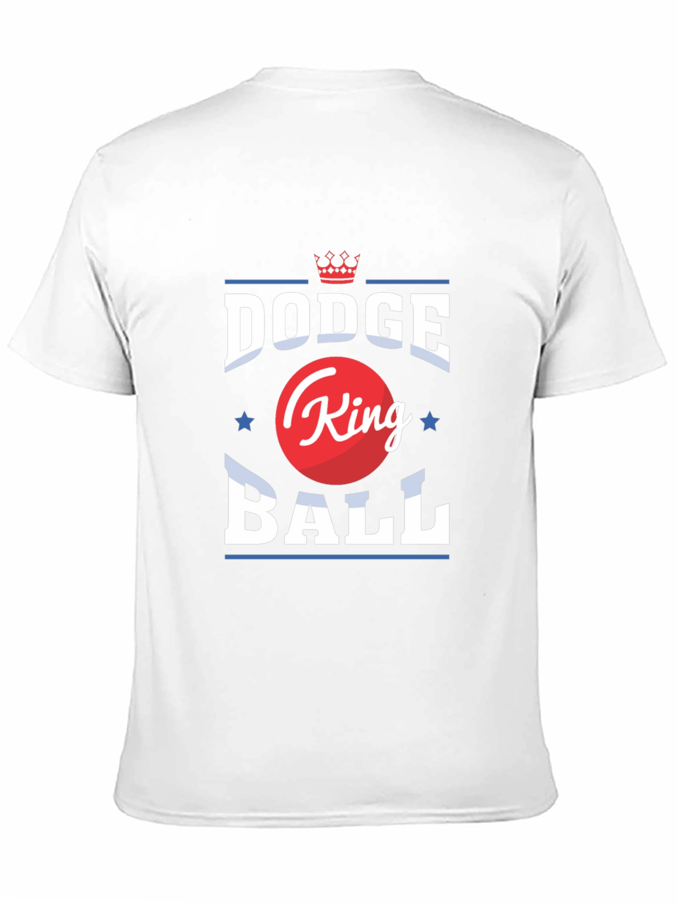 Dodgeball King Graphic T-Shirt - Black
