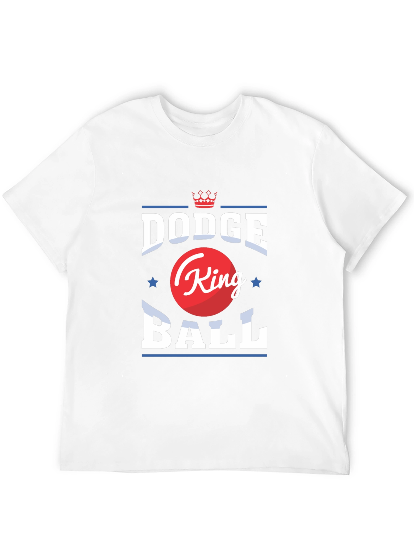Dodgeball King Graphic T-Shirt - Black