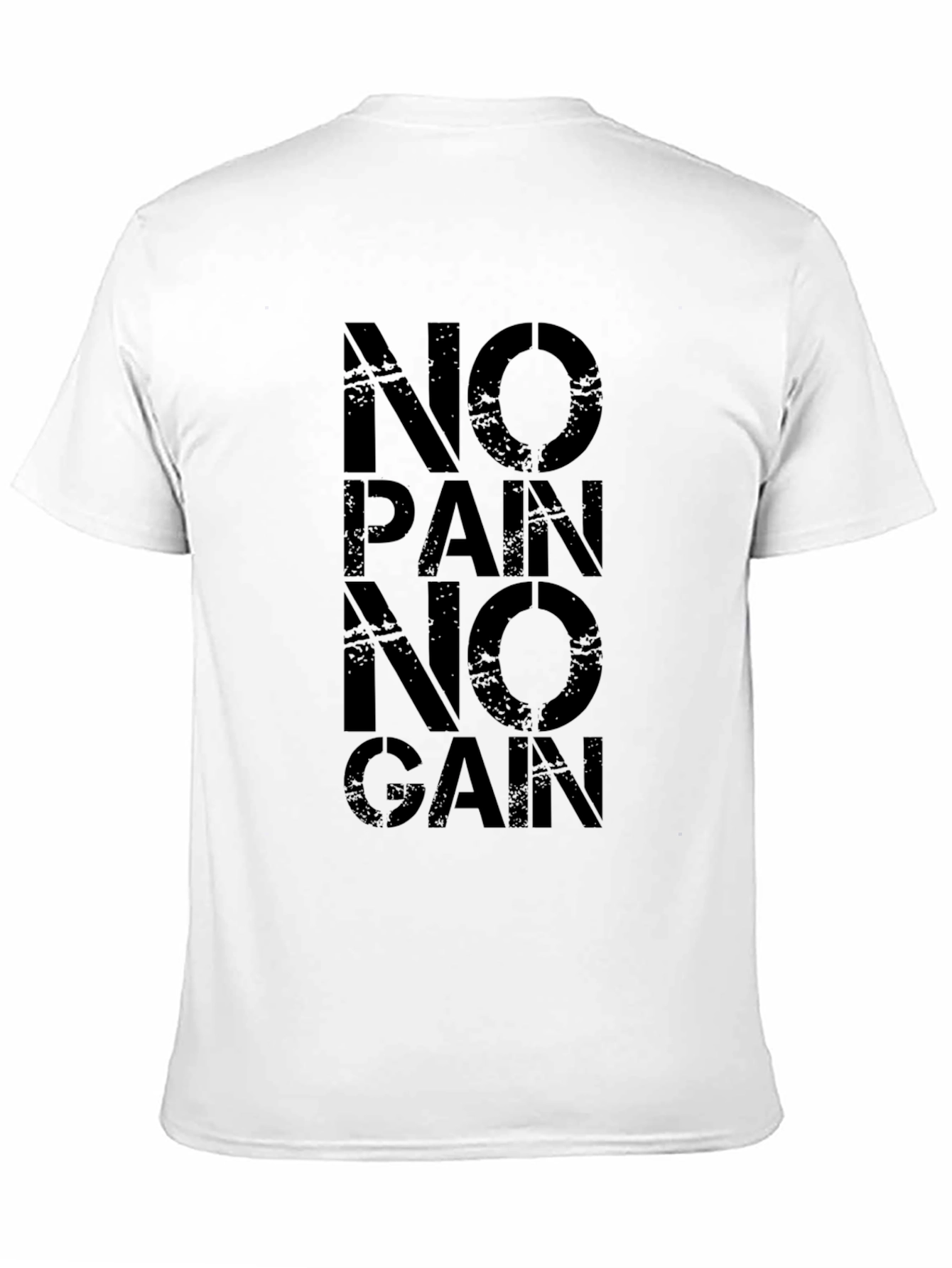 No Pain No Gain Black Graphic Tee