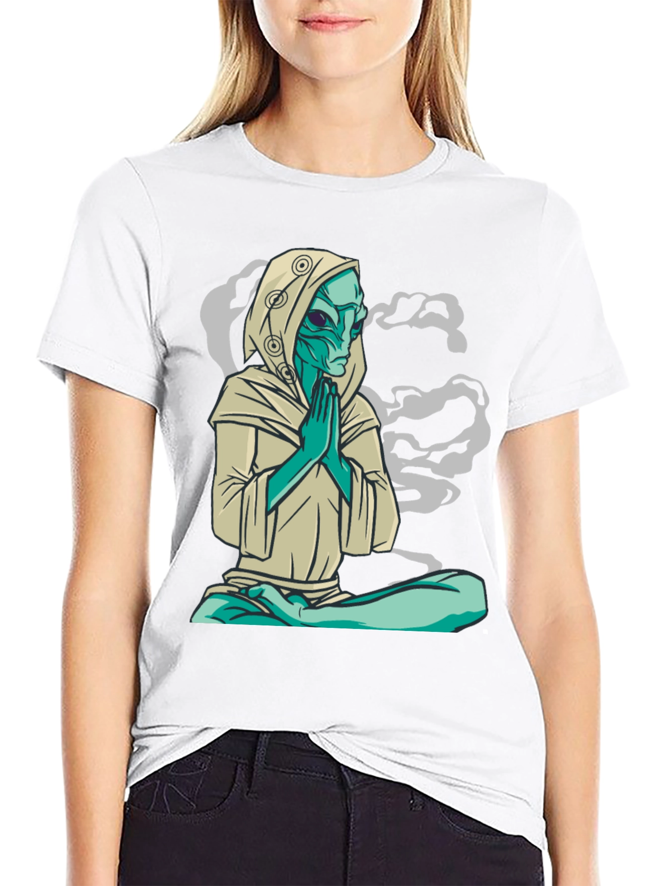 Meditating Alien T-Shirt