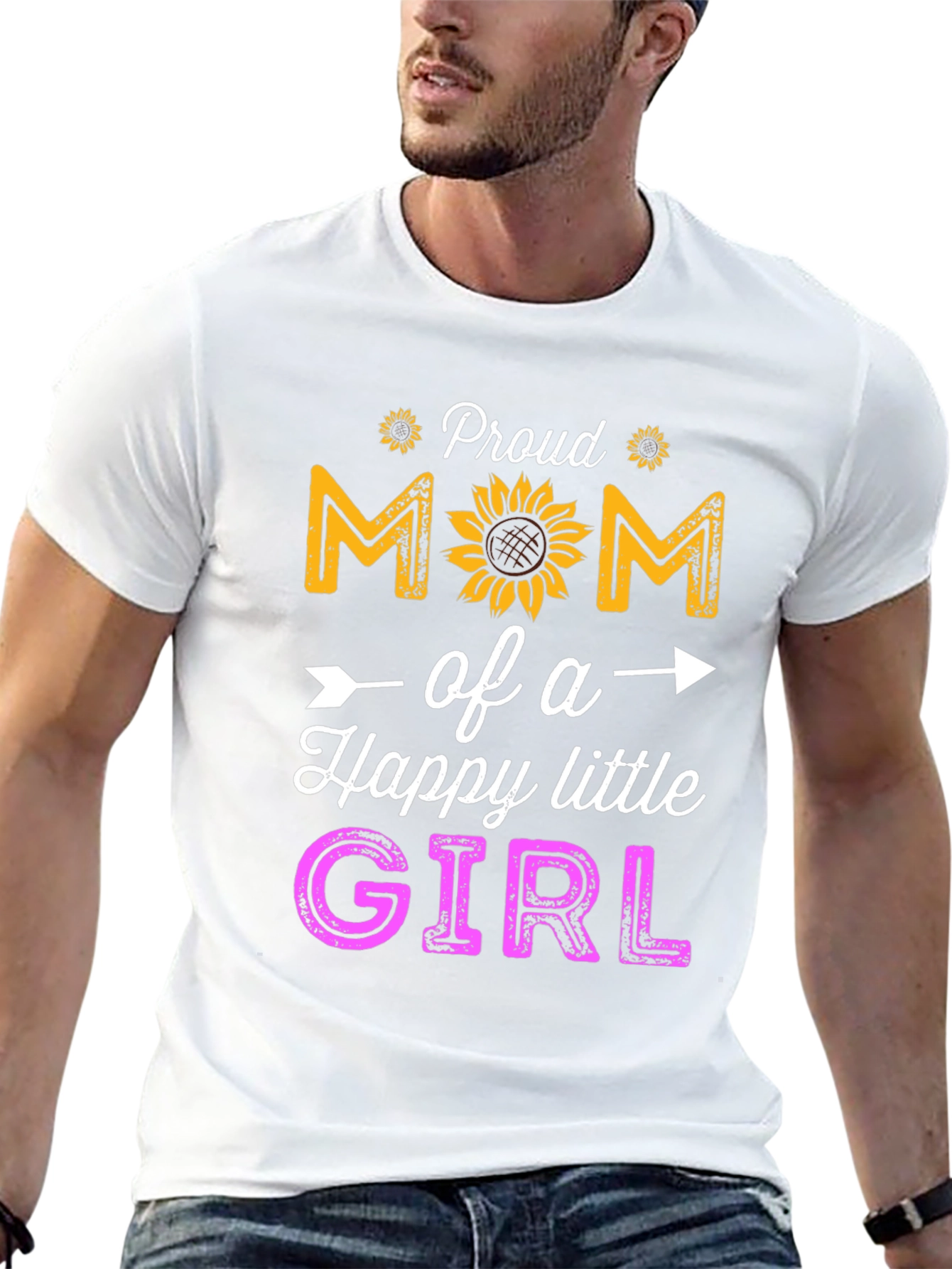 Proud Mom of a Happy Little Girl T-Shirt