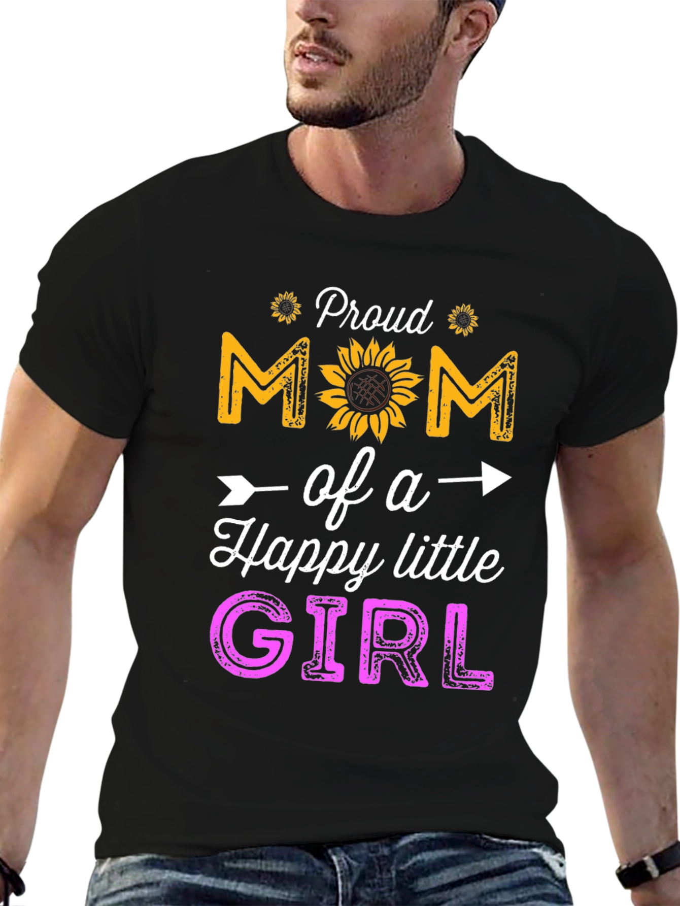 Proud Mom of a Happy Little Girl T-Shirt