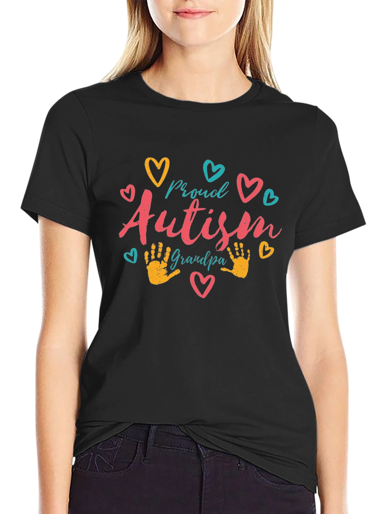 Proud Autism Grandpa T-Shirt