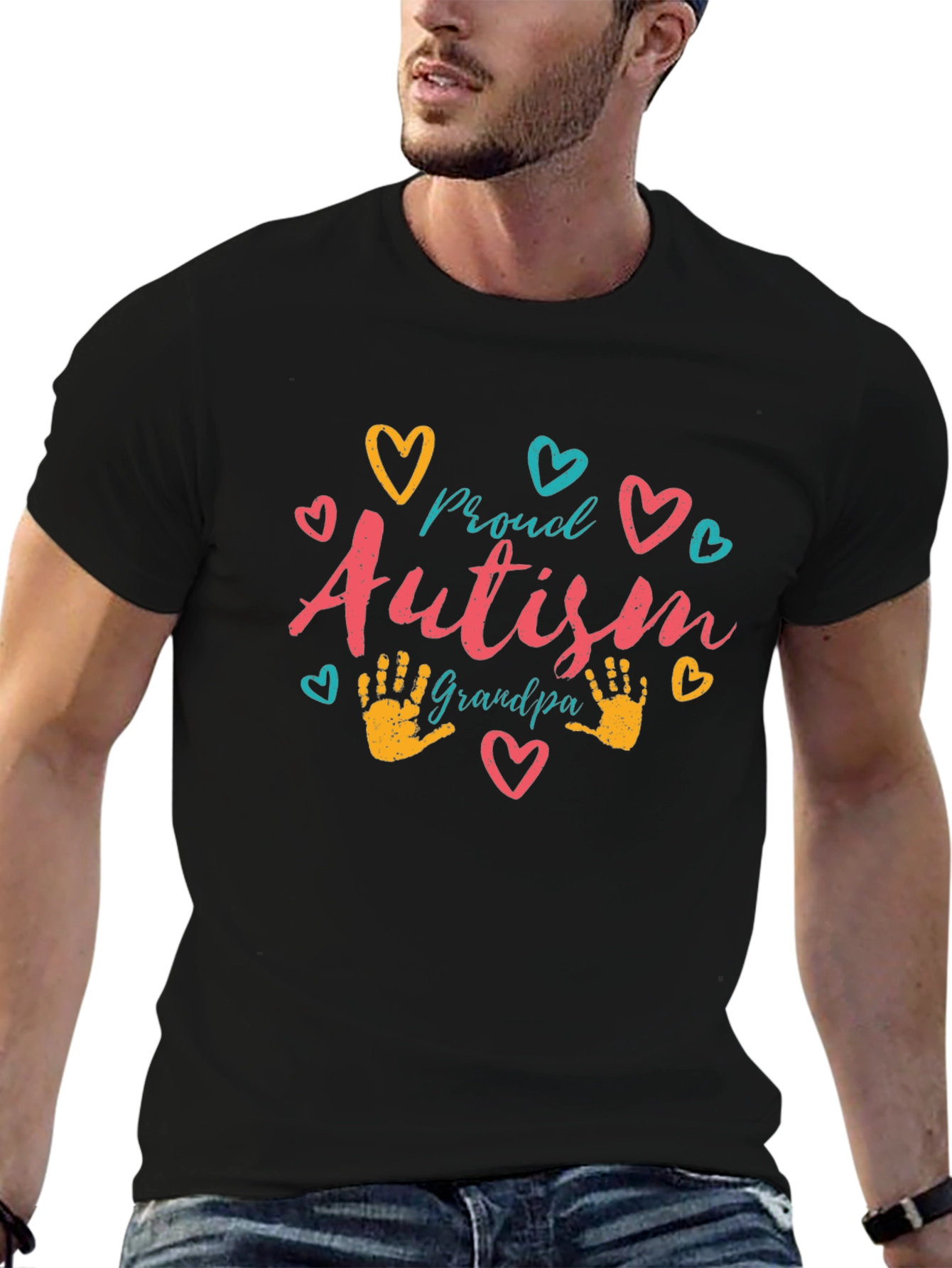 Proud Autism Grandpa T-Shirt