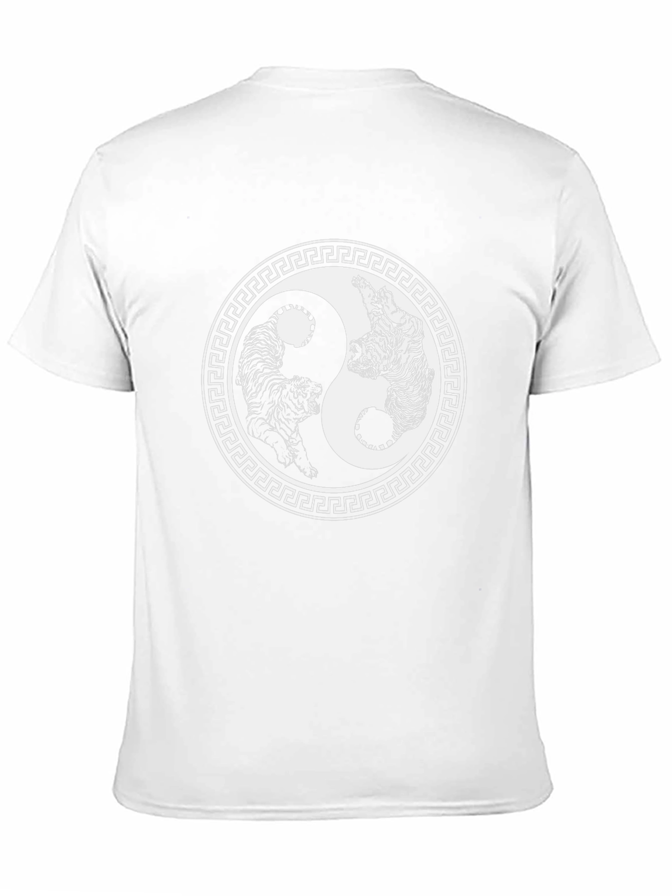 Yin Yang Tiger Graphic T-Shirt