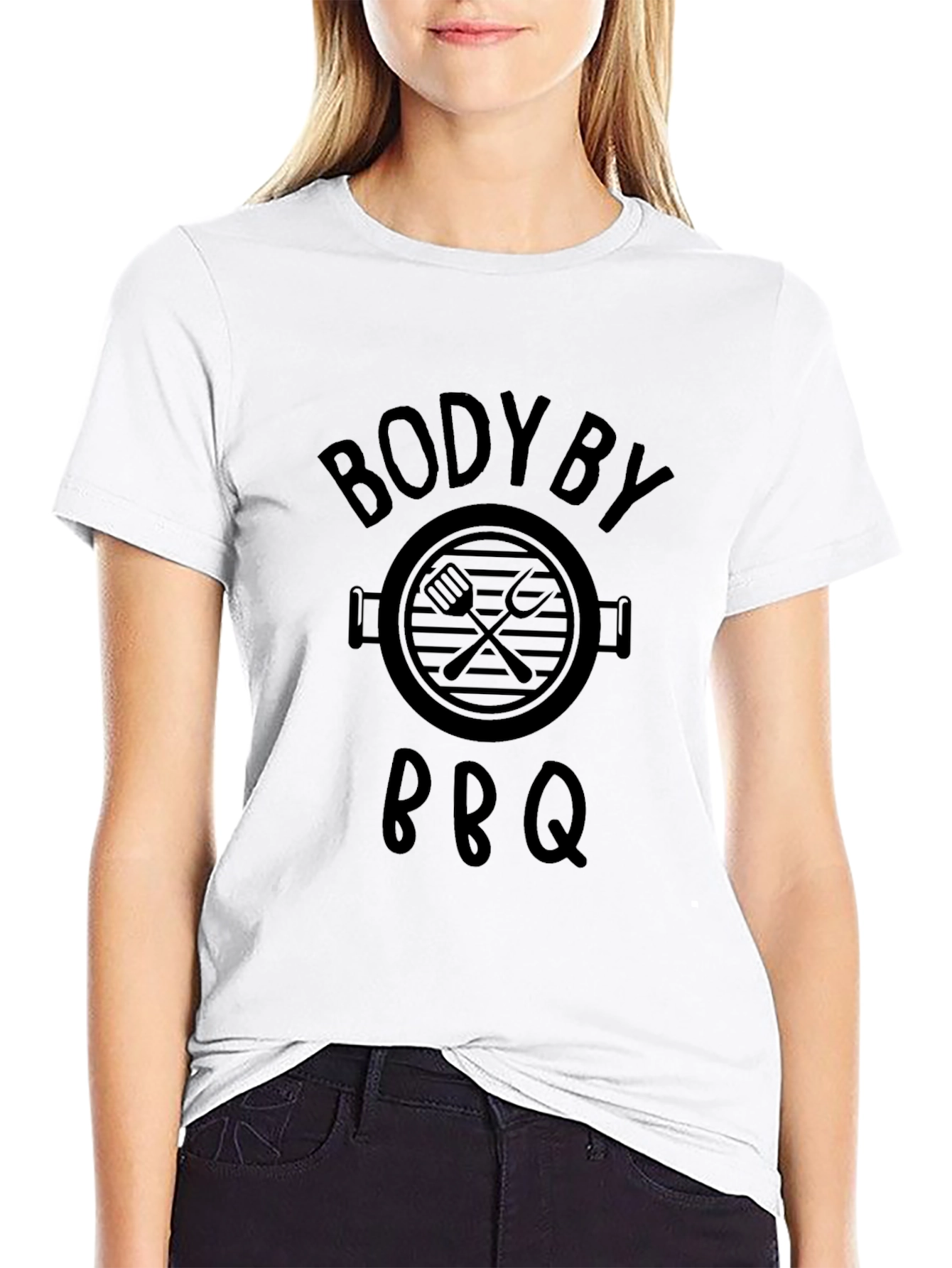 Body By BBQ Funny Graphic T-Shirt