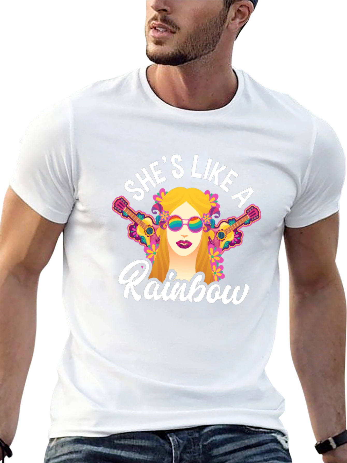 Shes Like a Rainbow Graphic Tee