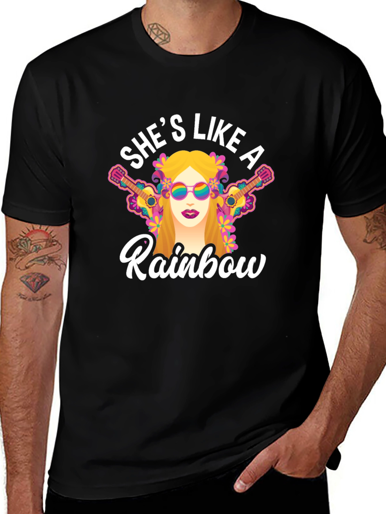 Shes Like a Rainbow Graphic Tee