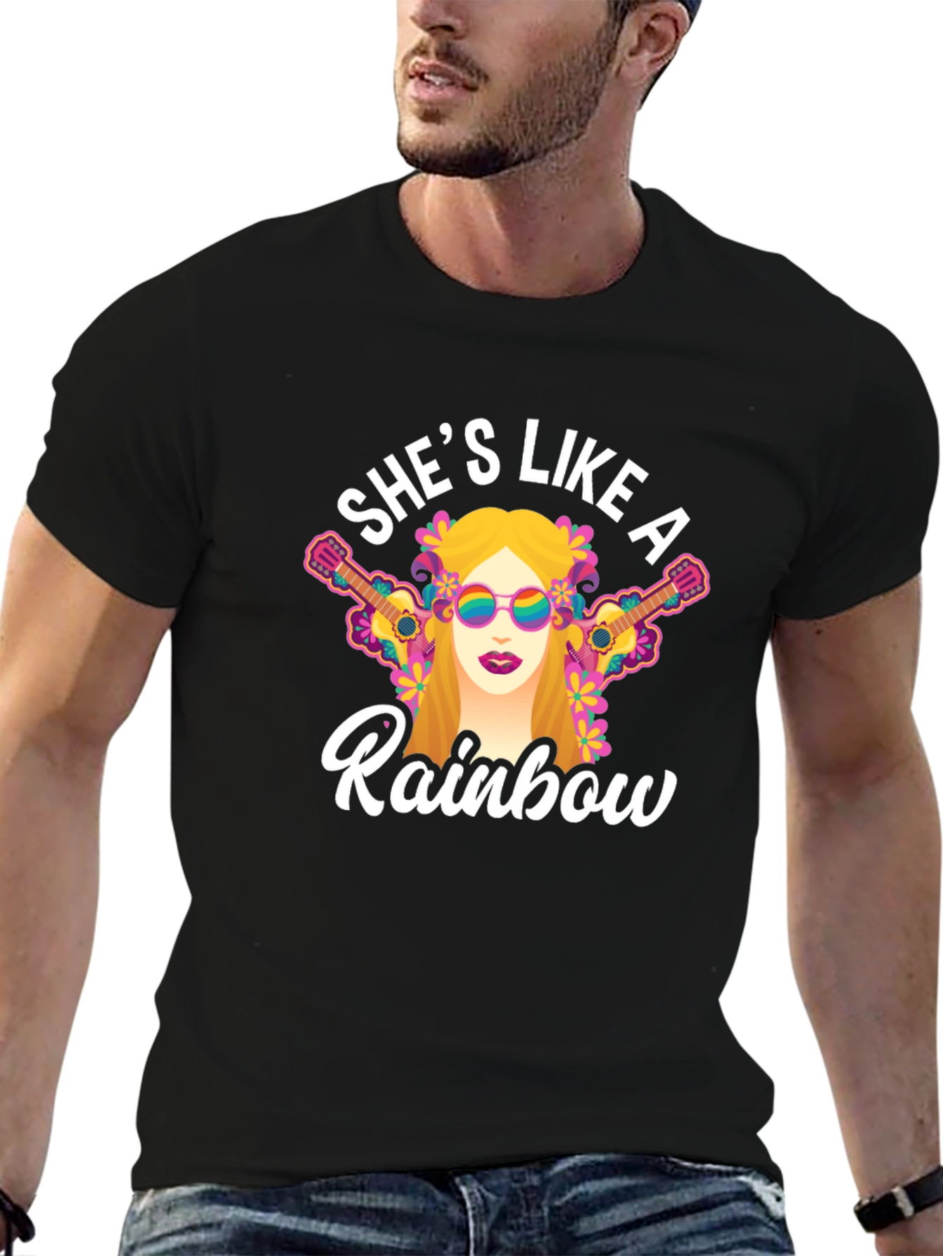 Shes Like a Rainbow Graphic Tee