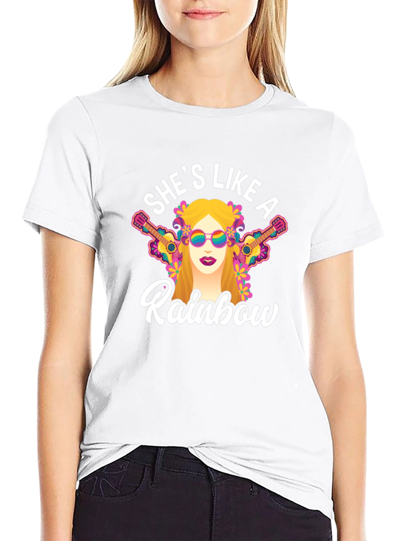Shes Like a Rainbow Graphic Tee