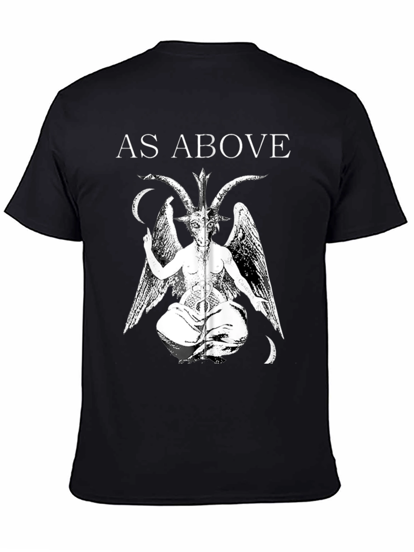 As Above Baphomet Graphic T-Shirt