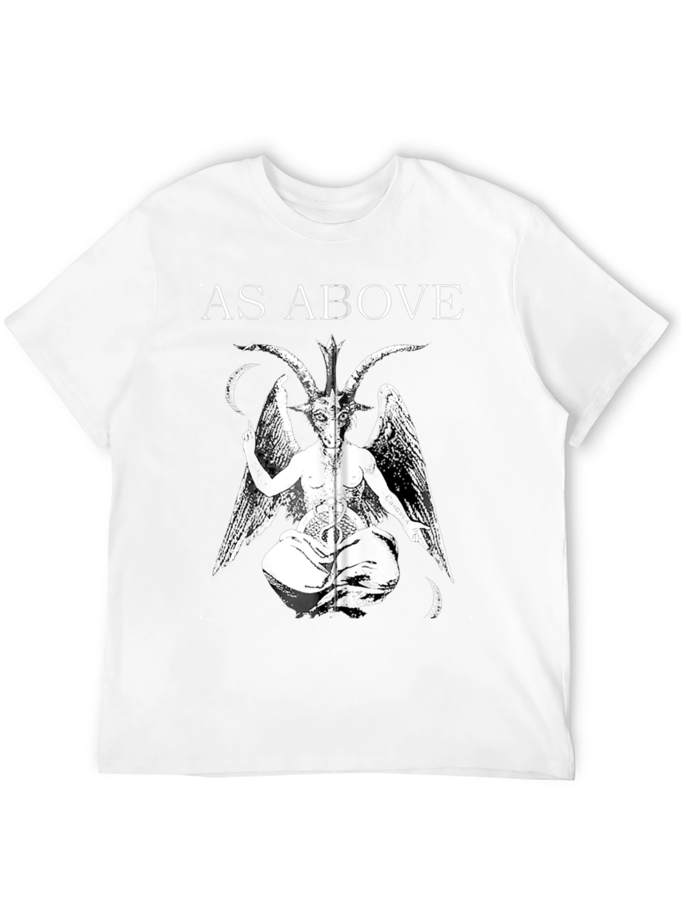 As Above Baphomet Graphic T-Shirt