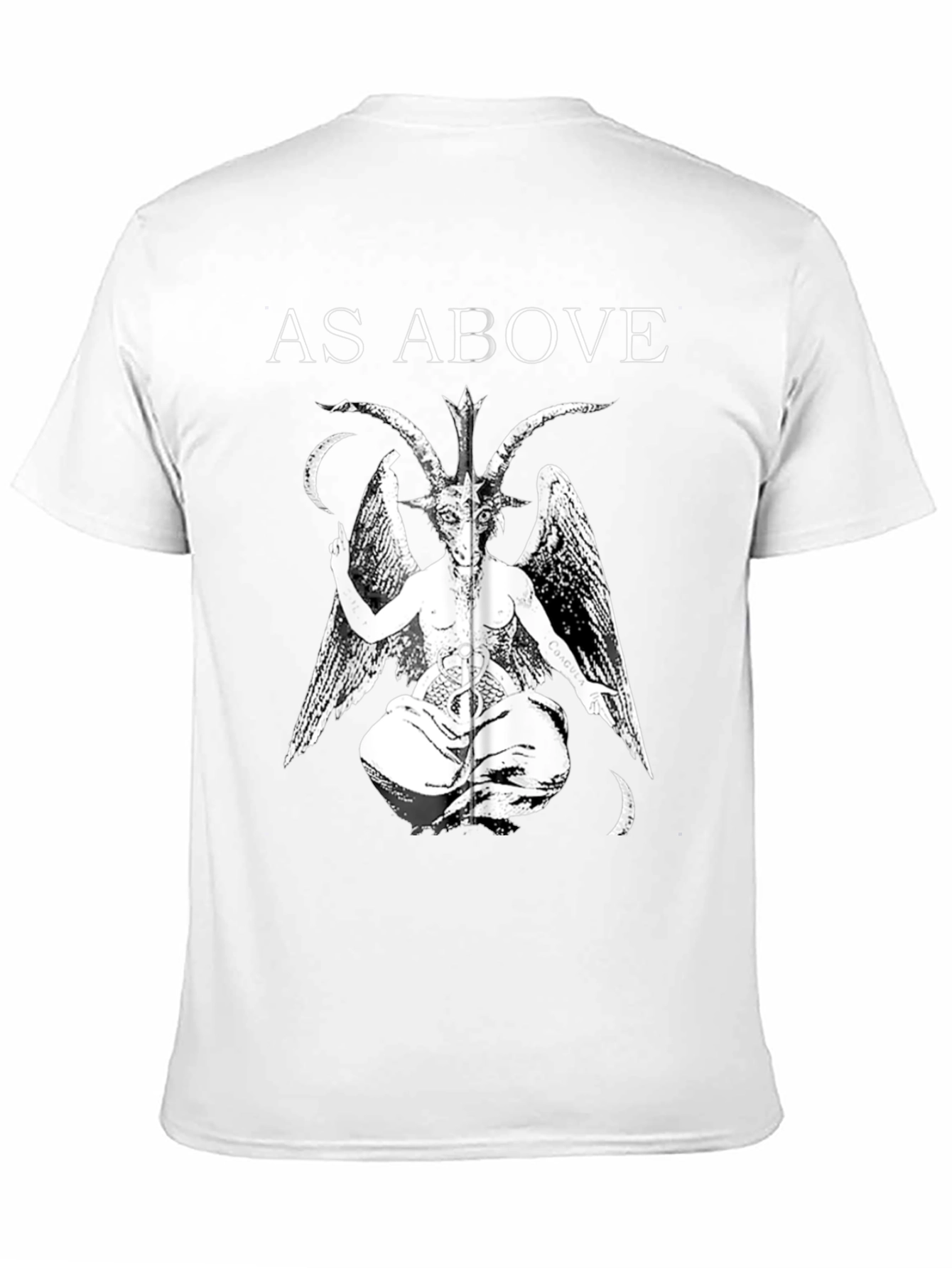 As Above Baphomet Graphic T-Shirt