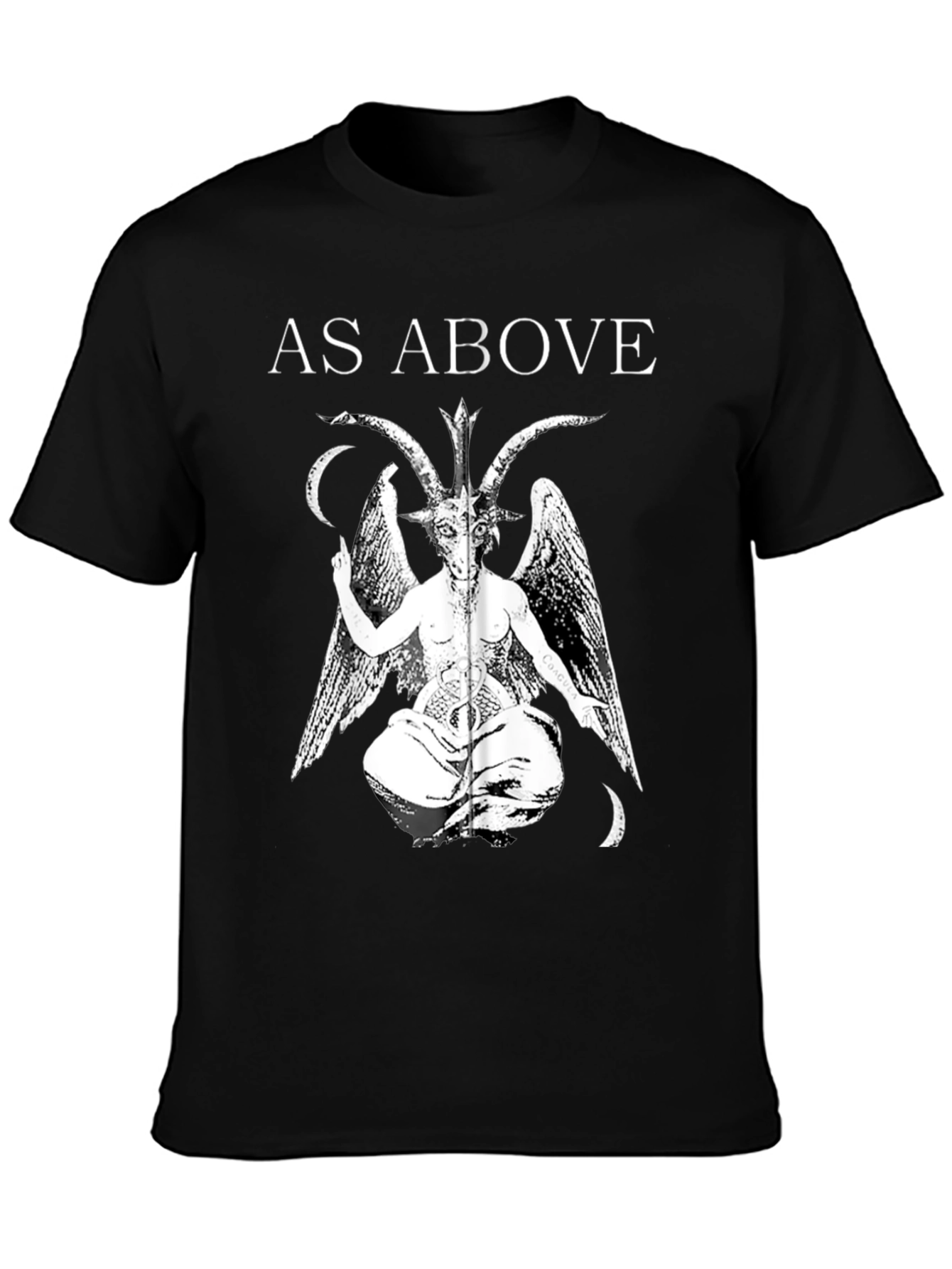 As Above Baphomet Graphic T-Shirt