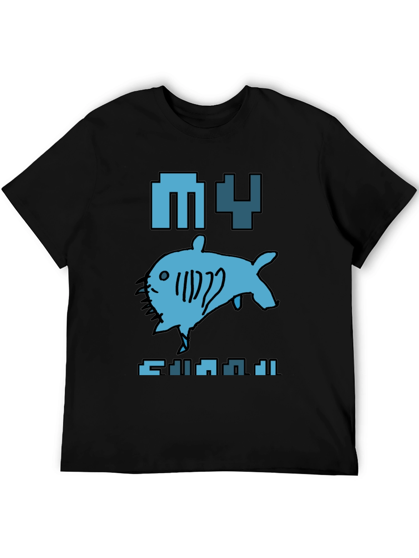 My Shark Pixel Art Graphic Tee